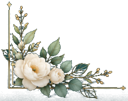 Bottom-left corner flower blossom